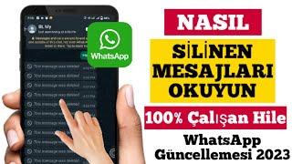 WhatsApp'ta Silinen Mesaj Nasıl Okunur (2023) |  Yeni Güncelleme 2023 #whatsappdeletedmessages