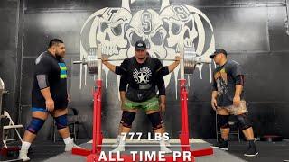 Squat PR 777 & 7 Plates x 7 Reps | IPF World Prep |