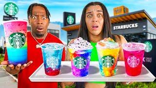 TRYING VIRAL TIKTOK STARBUCKS DRINKS!!