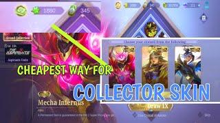 Atlas/Ling/Vexana collector skin at cheapest cost with least daimond???