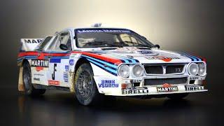 Lancia 037 - Dirty - WRC Rally Group B 1/24 Hasegawa - Car Model