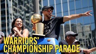 Highlights from the Golden State Warriors’ championship parade