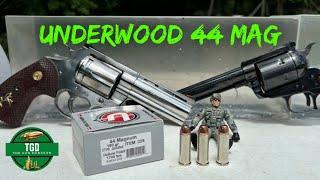 Underwood Ammunition 44 Magnum 180gr XTP | Clear Ballistics Gel Test | 4.25” and 7.5” Barrels