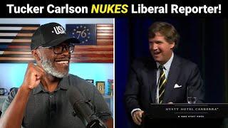 Tucker Carlson NUKES Woke Reporter Over Great Replacement Theory!