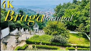 4K Walking Tour | BRAGA | Portugal