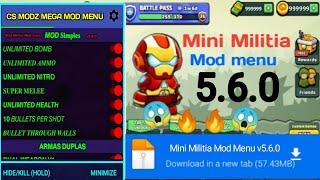 Mini Militia MEGA Mod Menu - 2024 Update! v5.6.0 how to download mini militia hack mod