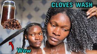 I USED CLOVES EVERY STEP ON MY WASHDAY amazing! | how to use cloves for hair growth