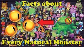 Facts About Naturals Monsters | My Singing Monsters