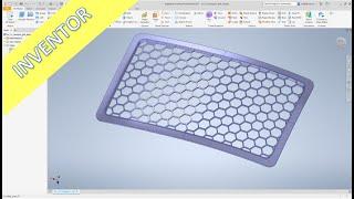 Hexagon Grill "easy" - Inventor 2021 Training - Part Design