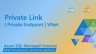 Private Link for Azure SQL Managed Instance