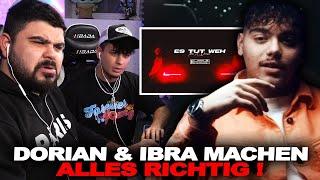 DER ERSTE EIGENE SONG VON DORIAN NACH ICON 4 ! Ibra x Dorian - Es tut weh | Reaction