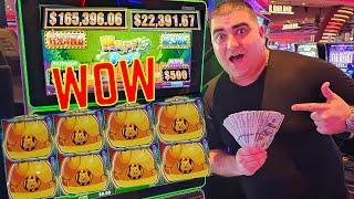 EPIC JACKPOT On High Limit Huff N Puff Slot Machine