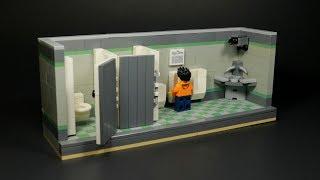 LEGO Public High School Bathroom⎪A LEGO MOC