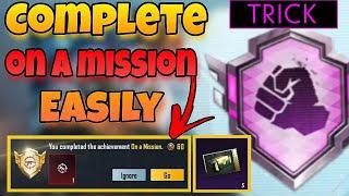 Easy way to Complete On a Mission Title | Pubg Mobile | Achievements | Road to unique destiny