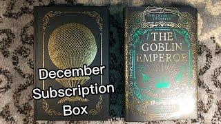 Unboxing The Goblin Emperor by Katherine Addison - Broken Binding December Subscription Box