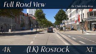 Rostock, Landkreis Rostock, Germany - 4K (UHD/2160p/60p/HDR) - XL-Video - Autofahrt - Car Ride