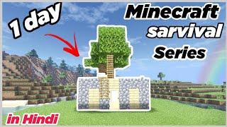 Minecraft survival series gameplay in Hindi || by criptbow gaming ||