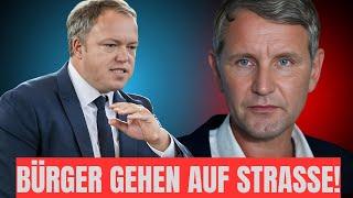 Die Bürger haben sich entschieden, auf die Straße zu gehen! Mario Voigt & Björn Höcke