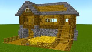 Minecraft - How to build a Easy Farm House