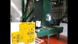 Hydraulic press  for sawdust, straw, cellulose insulation