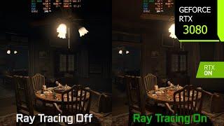 Resident Evil 7 Ray Tracing On vs Off - Graphics/Performance Comparison | RTX 3080 4K Max Settings