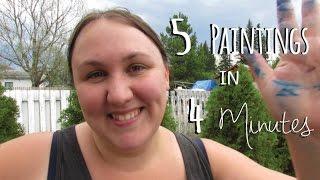 SSSVEDA 21: 5 Paintings in 4 Minutes