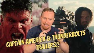 CAPTAIN AMERICA Brave New World & THUNDERBOLTS trailers! (MCU goes Espionage Thriller!)