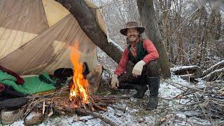 Cowboy Camp in Winter