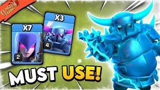 TH9 Pekka Witch Attack Strategy 2024 | Town hall 9 Witch Slap Attack (Clash Of Clans)