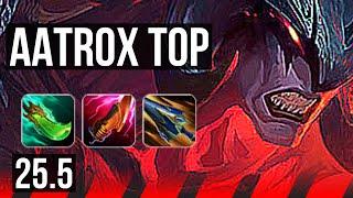 AATROX vs DARIUS (TOP) | 16/0/1, 9 solo kills, Legendary | EUW Master | 25.5