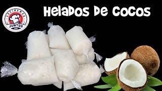 Cremosos y deliciosos helados de coco.