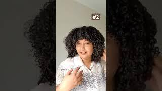 short curly hair update #shorts #longtoshorthair  #naturalhair #curlyhair #youtubemadeforyou