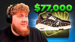 So I spent $77,000 on these shoes...