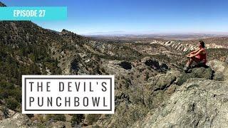 Hiking the Devil's Punchbowl Trail in Southern California