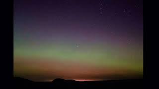 Red Rock Ranch Northern Lights Show Timelapse - October 2024