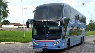 Ônibus da Empresa Guanabara chegando no terminal rodoviário estadual de João Pessoa PB #onibus