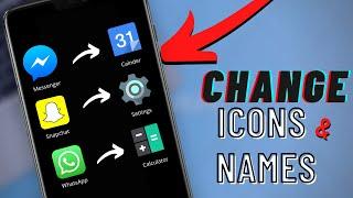 How to Change Apps icon & Apps Name on Android (easy & no root)