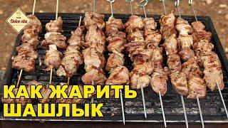 Шашлык из свинины. Как жарить шашлык. Советы по жарке шашлыка.