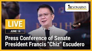 LIVE: Press Conference of Senate President Francis "Chiz" Escudero | June 16, 2025