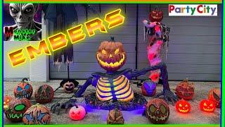 Party City 2024 Halloween animatronics Embers groundbreaker Pumpkin with upgrade