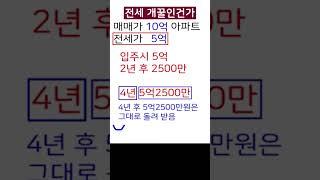 전세 vs 매매 #shorts