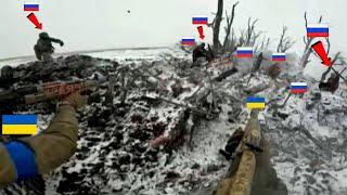 Ukraine K2 Battalion brutally killed over a thousand Russian soldiers in snowy trenches on Avdiivka