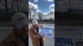 New Junk Removal yard signs! Great marketing - only cost $2.97