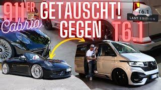 Tausche 911er Cabrio gegen T6 Camper..