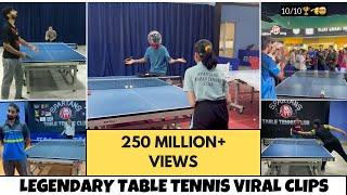 Legendary Table Tennis Viral Clips Impossible to Forget