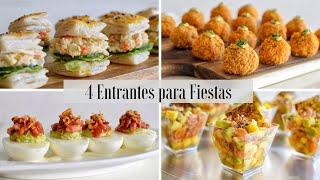 4 APPETIZERS AND STARTERS for Parties and Celebrations | Varied and Very Original Tapas | DarixLAB