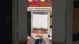 Easy Screen Printing with MiScreen a4