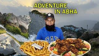 Natural Waterfall Adventure and trying Arab Mandi in Abha, Saudi Arabia 2024