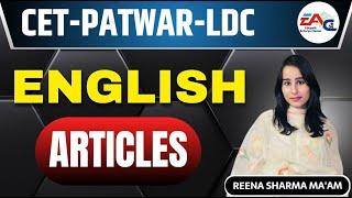 PATWAR | LDC | CET  | ENGLISH CLASSES | ARTICLES | BY REENA SHARMA MAAM