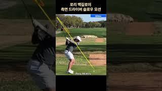 PGA 로리맥길로이 측면 드라이버 슬로우모션 #golf #골프 #golfswing#swing #shorts